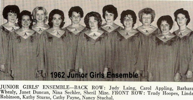1962 AHS Junior Girls Ensemble 2