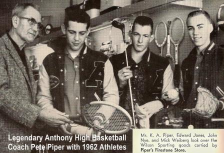 1962 AHS Sponsor Pete Piper